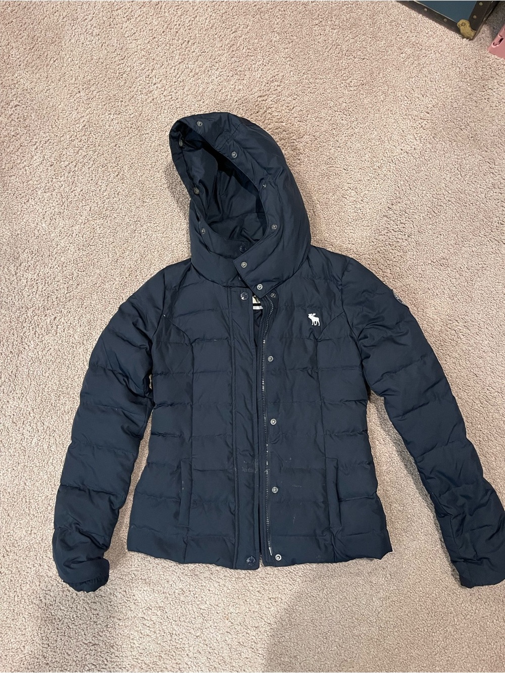 Abercrombie & Fitch Winter Classic Puffer Hooded Jacket Small/P